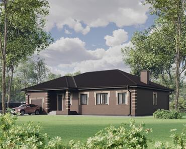 Одноэтажный дом  «БРУКЛИН»